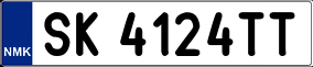 Truck License Plate
